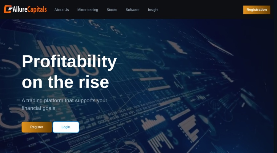 Screenshot of allurecapitals.com