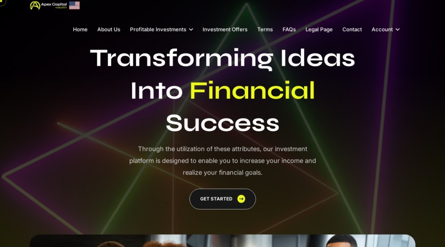 Screenshot of apexcapitalwealth.org
