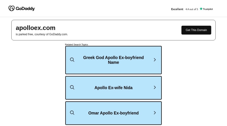 Screenshot of apolloex.com