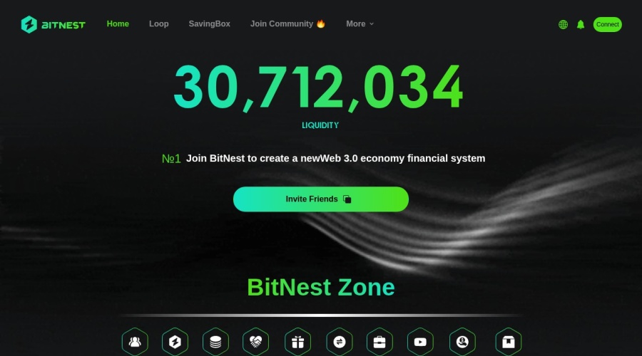 Screenshot of bitnest.me