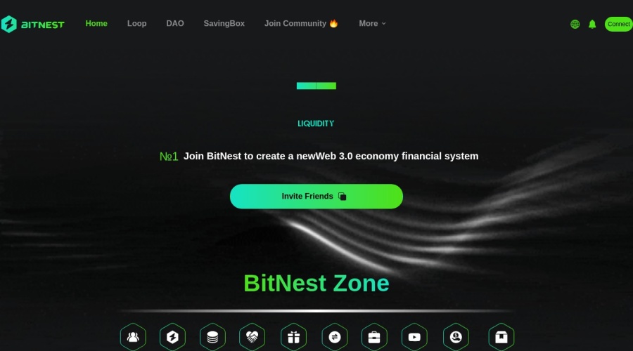 Screenshot of bitnest.me