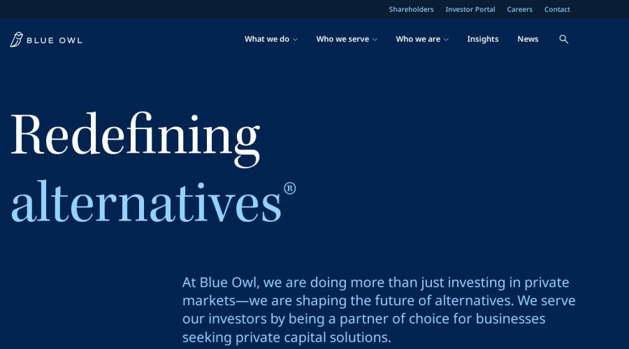 Screenshot of blueowl.com