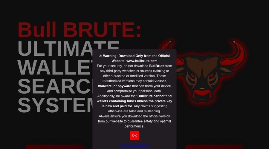 Screenshot of bullbrute.com