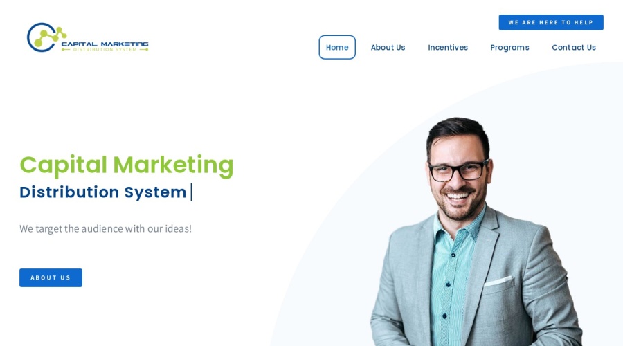 Screenshot of capitalmarketingds.com