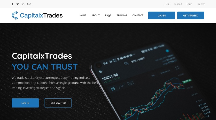 Screenshot of capitalxtrades.net