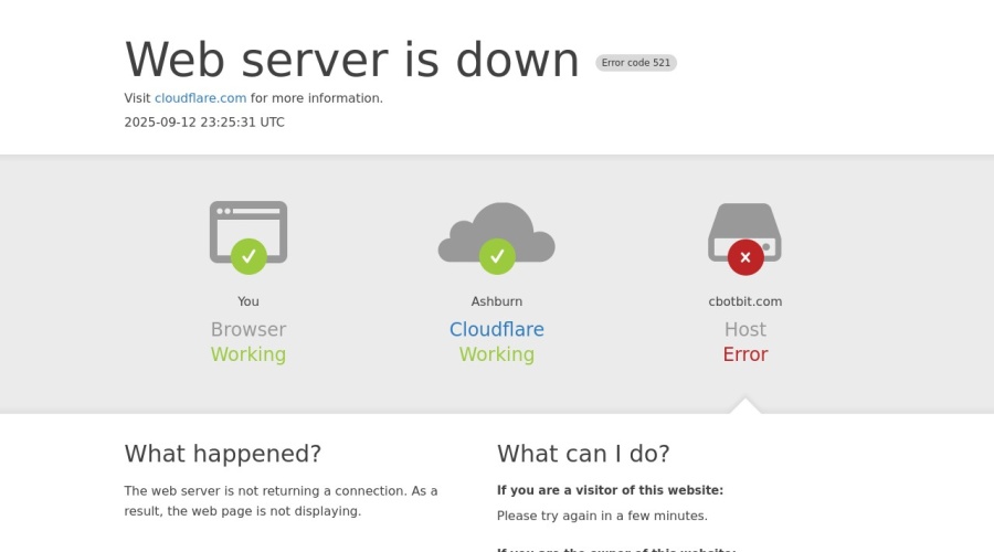 Screenshot of cbotbit.com