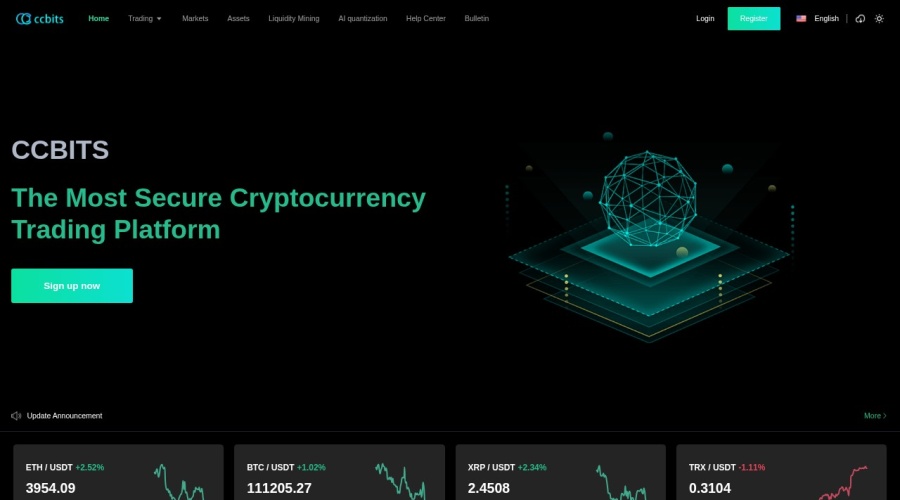 Screenshot of ccbitex.com