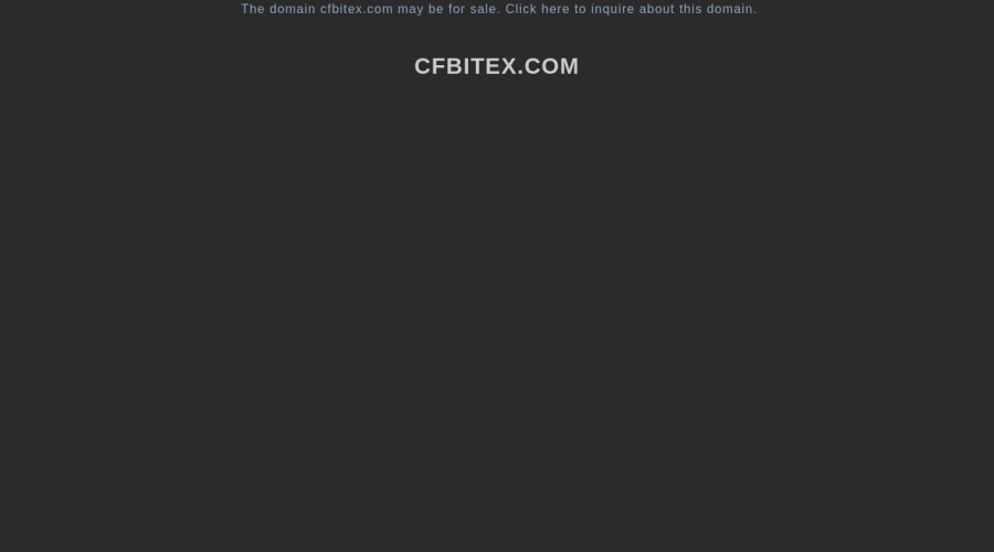 Screenshot of cfbitex.com