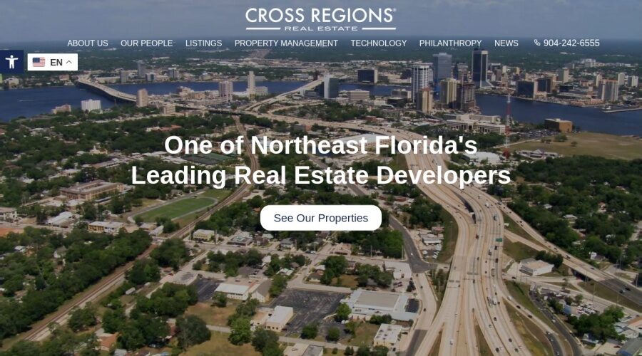 Screenshot of crossregions.com
