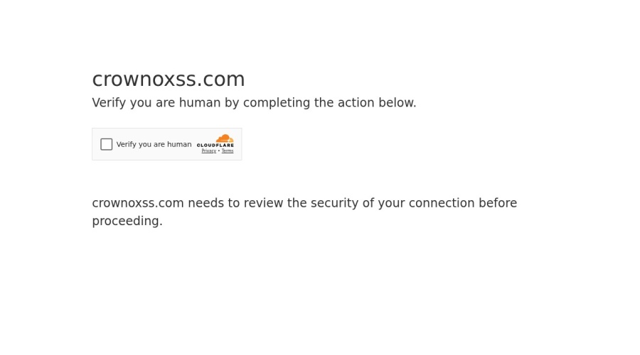 Screenshot of crownoxss.com