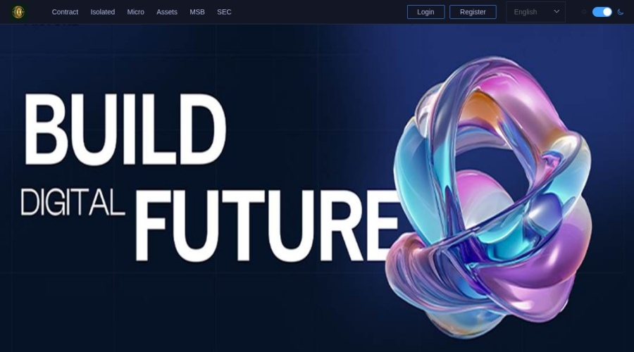 Screenshot of cryptoexvip.com