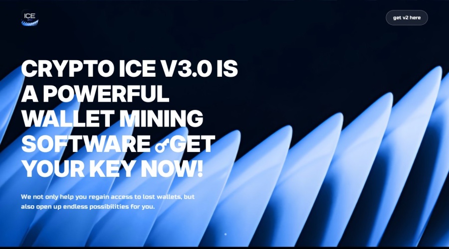 Screenshot of cryptoice.net