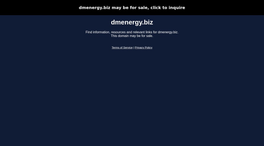 Screenshot of dmenergy.biz