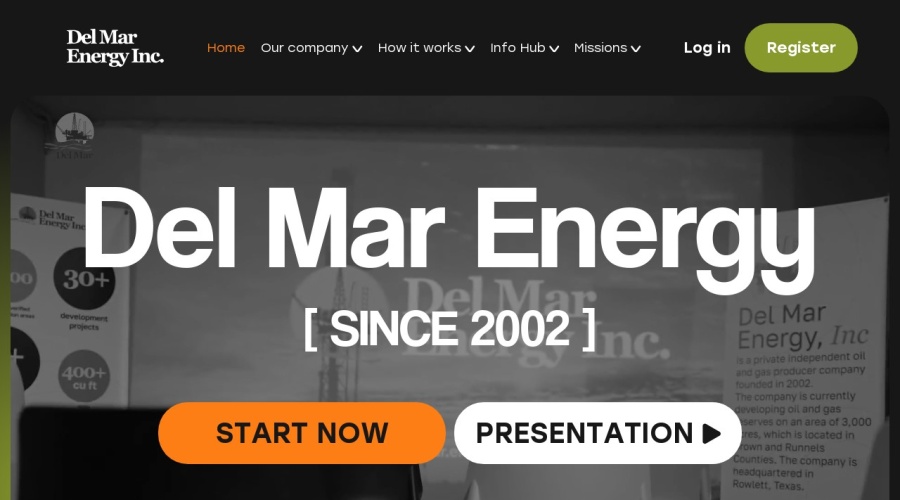 Screenshot of dmenergy.io