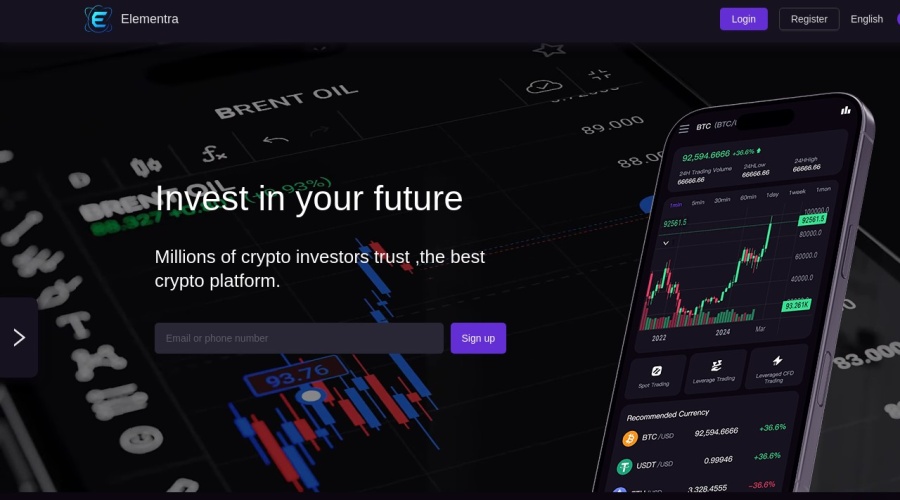 Screenshot of elementrapro.com