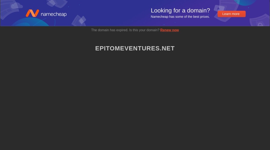 Screenshot of epitomeventures.net