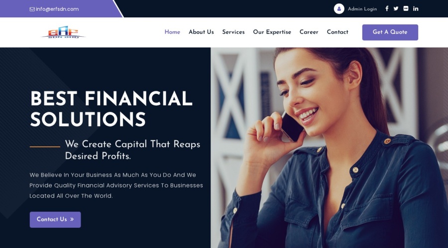 Screenshot of erfsdn.com