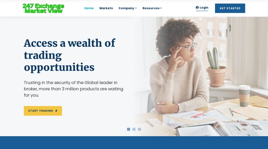 Screenshot of exchangemarket247.com