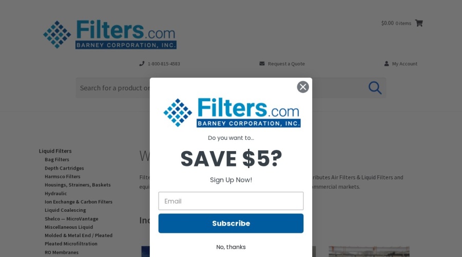 Screenshot of filter.com