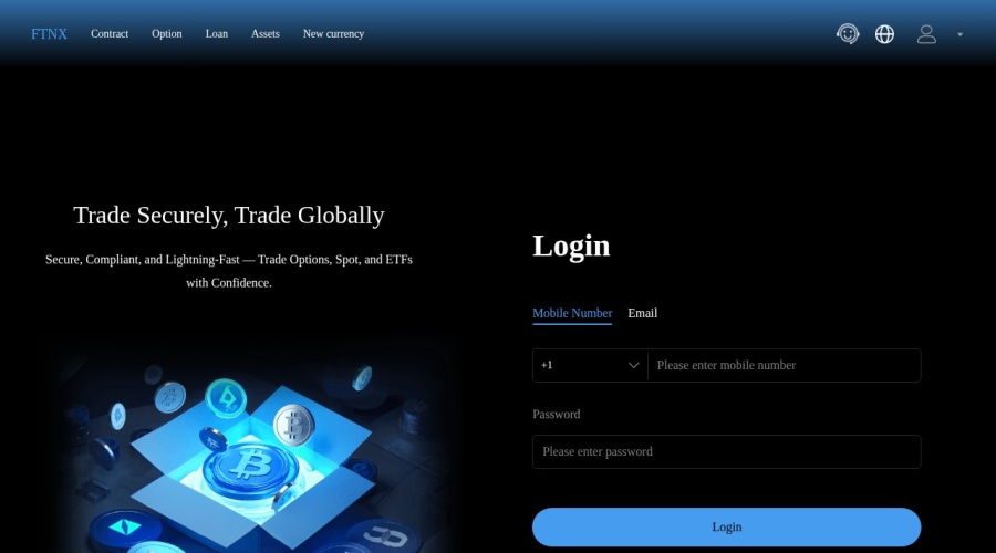 Screenshot of ftnxtrade.top