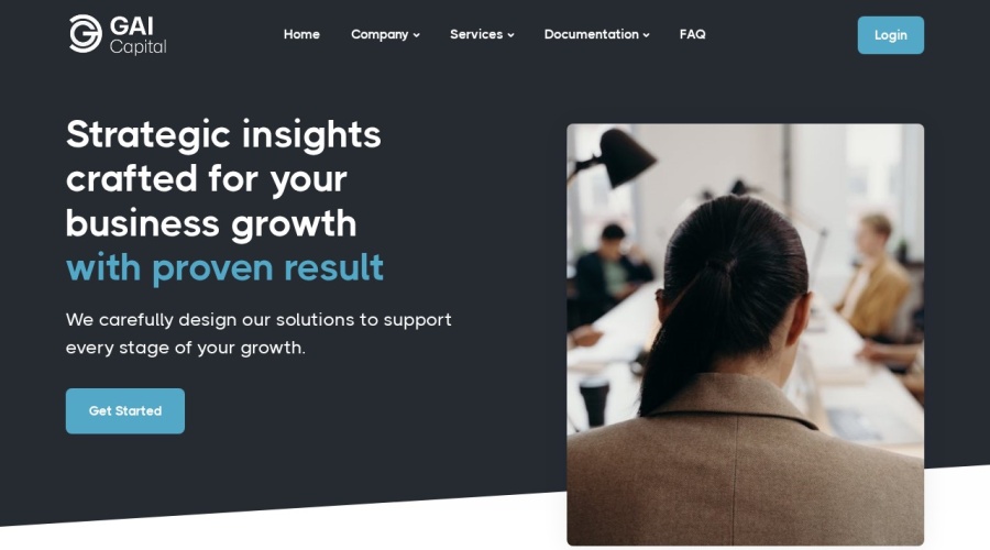 Screenshot of gai-capital.com