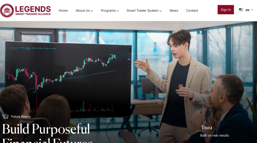 Screenshot of globaltradergroup.com