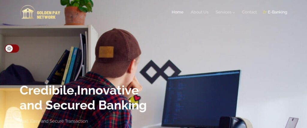 Screenshot of goldenpaynetwork.org