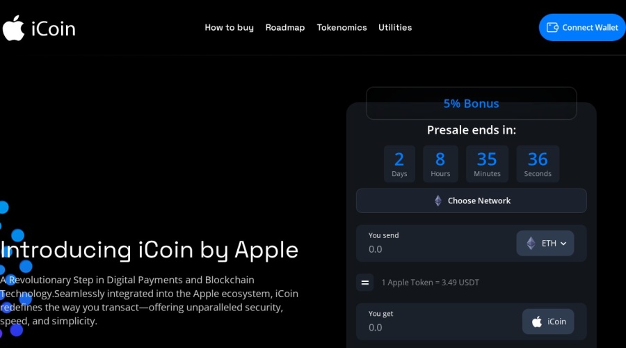 Screenshot of icoinpay.net