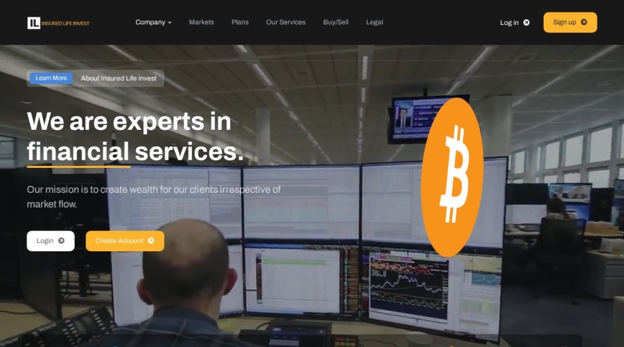 Screenshot of insuredlifeinvest.ltd