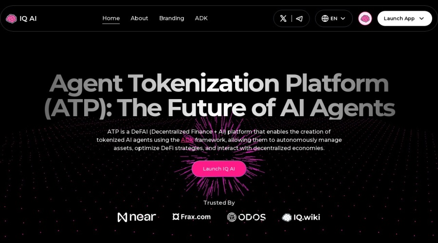 Screenshot of iqai.com