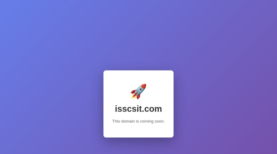 Screenshot of isscsit.com