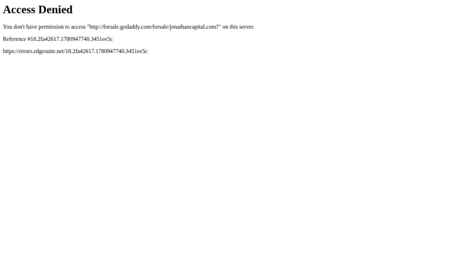 Screenshot of jonathancapital.com