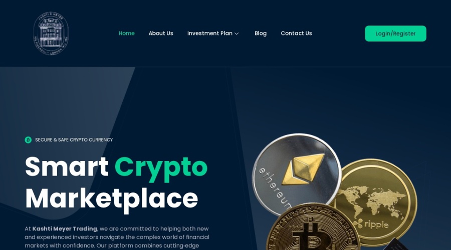 Screenshot of kashtimeyertrading.com