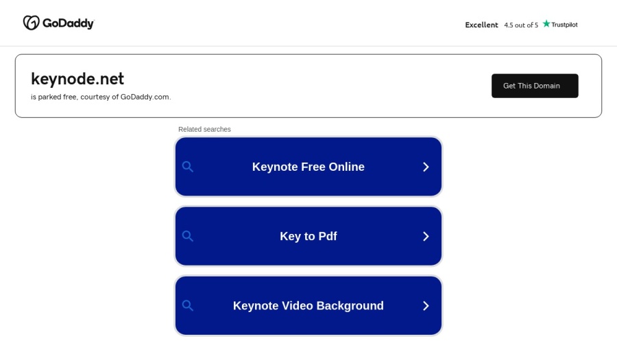 Screenshot of keynode.net