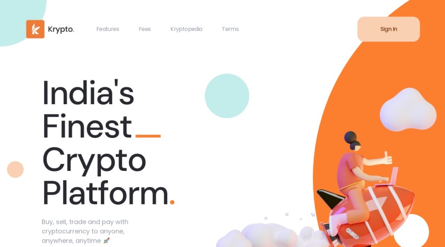 Screenshot of letskrypto.com