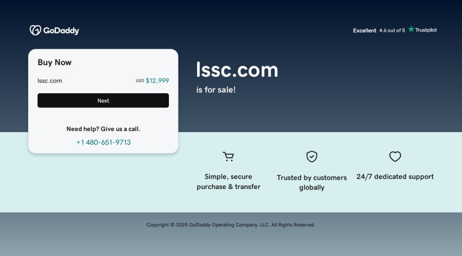 Screenshot of lssc.com