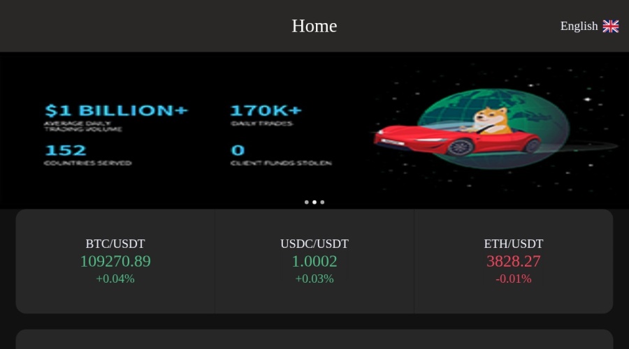 Screenshot of m.trust-tx.com