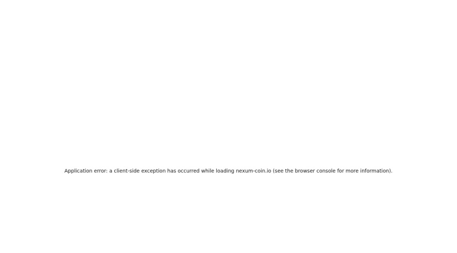 Screenshot of nexum-coin.io
