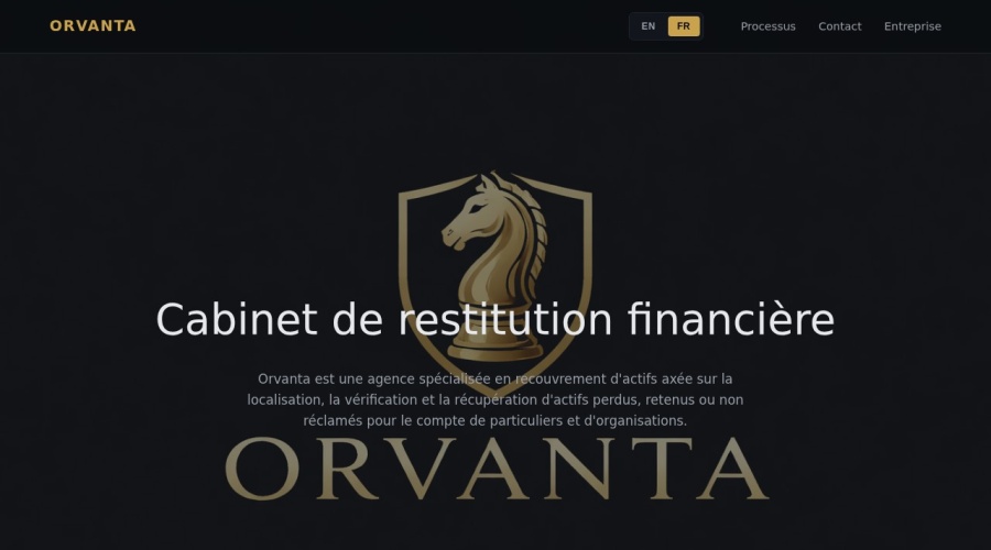 Screenshot of orvanta.ca