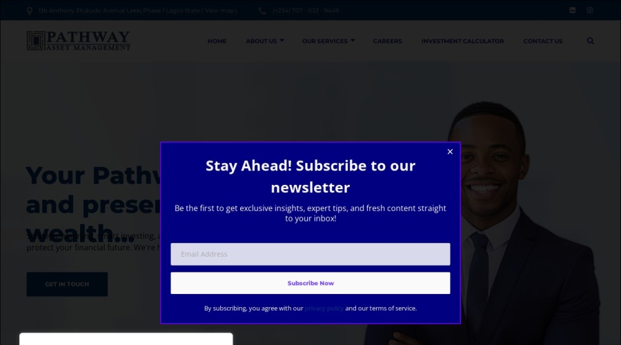 Screenshot of pathwayassetmanagement.com