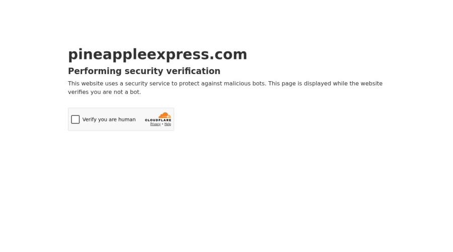 Screenshot of pineappleexpress .com