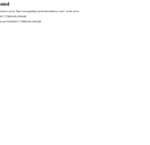 Screenshot of rainbowcc.com
