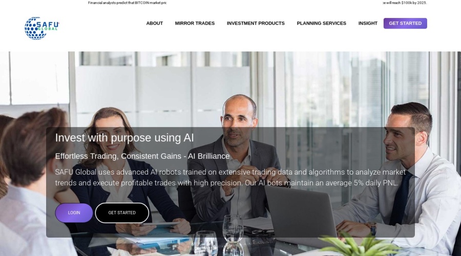 Screenshot of safuglobal.com
