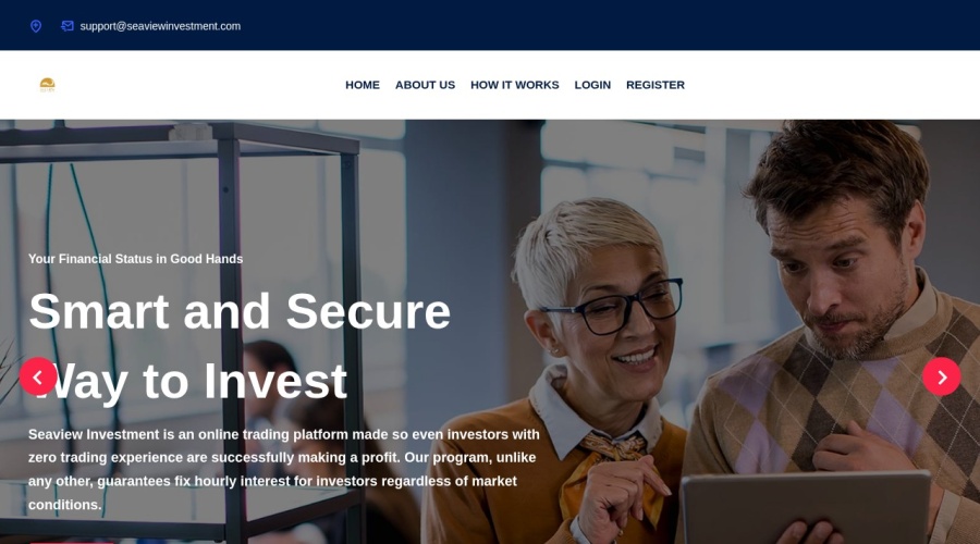 Screenshot of seaviewinvestment.com