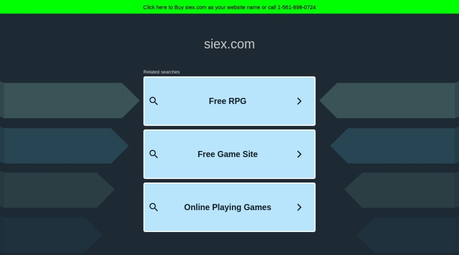 Screenshot of siex.com