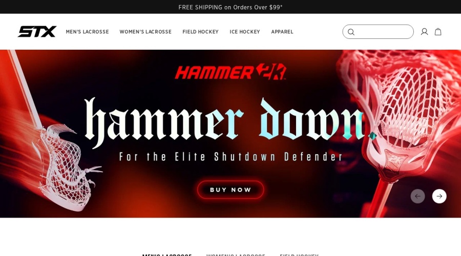 Screenshot of stx.com