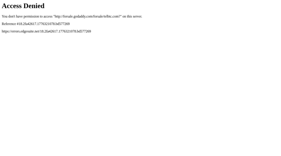 Screenshot of telbtc.com