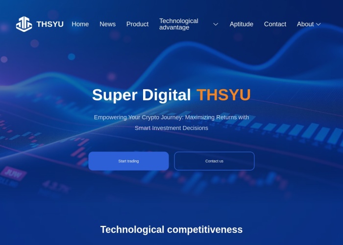 Screenshot of thsyu.com