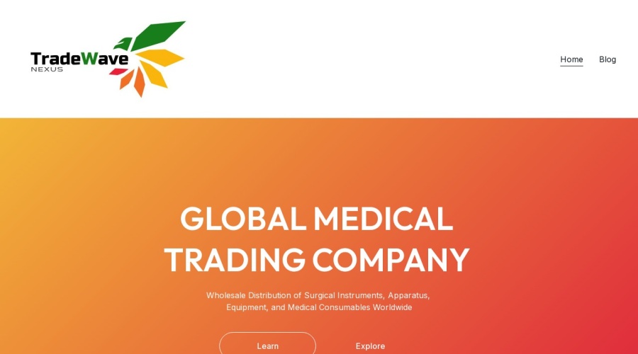 Screenshot of tradewavenexus.com