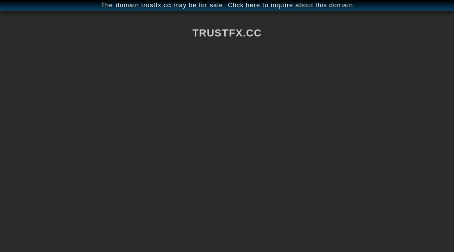 Screenshot of trustfx.cc